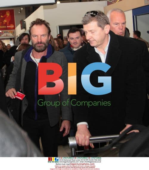 Sting arrives in Zagreb for concert