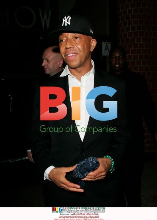 Russell Simmons leaves Mr. Chow in Beverly Hills