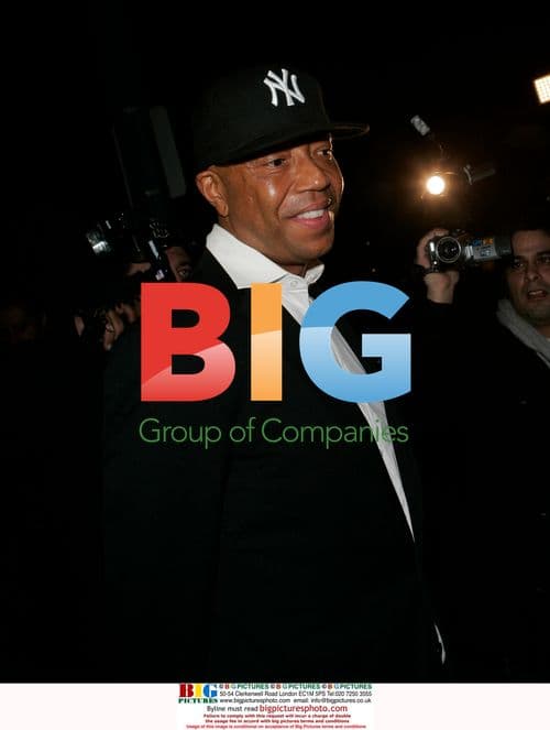 Russell Simmons leaves Mr. Chow in Beverly Hills