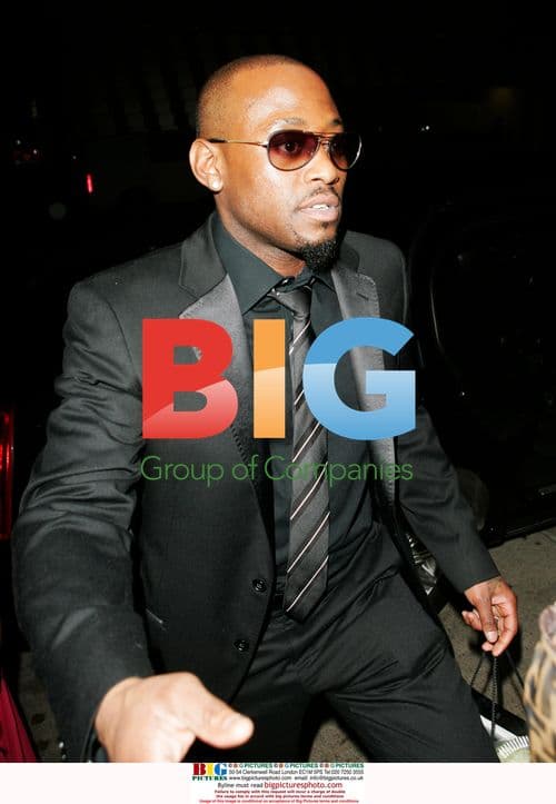 Omar Epps leaving Mr. Chow restaurant