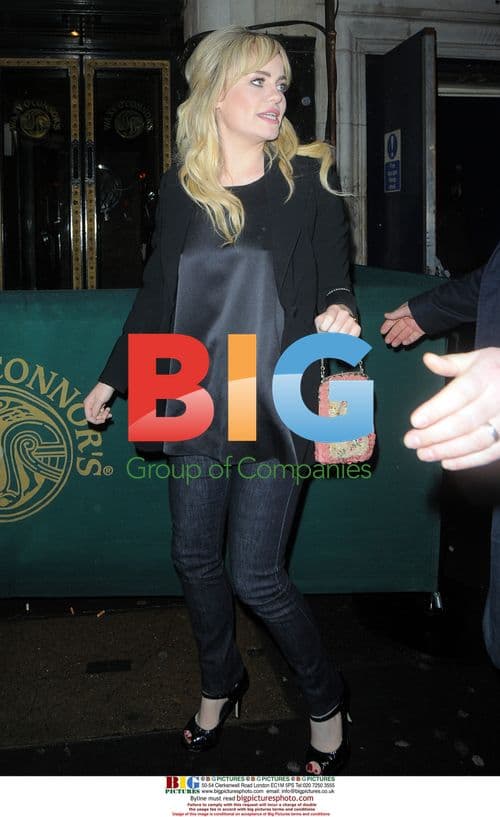 Singer Duffy leaves Producers Guild Awards in London