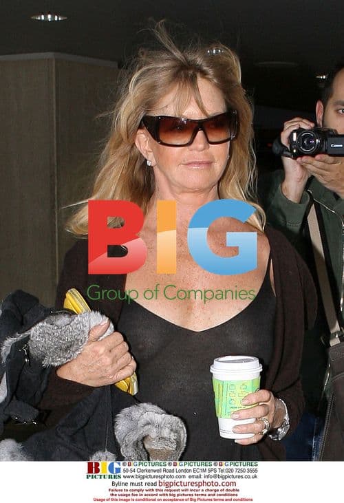 Goldie Hawn Arrives at LAX