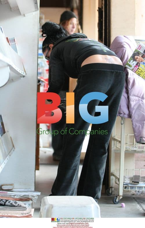 Peter and Katie at the Magazine Stand