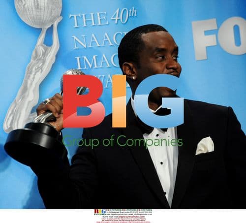 P. Diddy Backstage at NAACP Image Awards