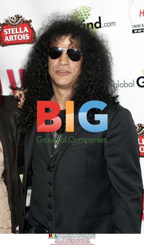 Slash and Wife at Grammy Launch Party