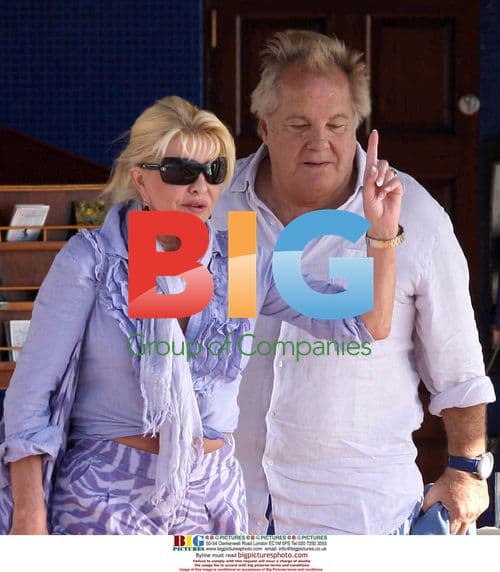 Massimo Gargia and Ivana Trump in St Barts