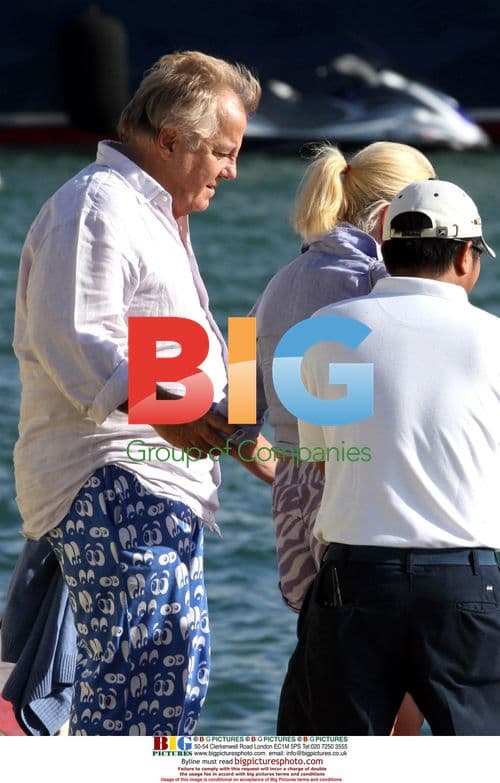 Massimo Gargia and Ivana Trump on holiday