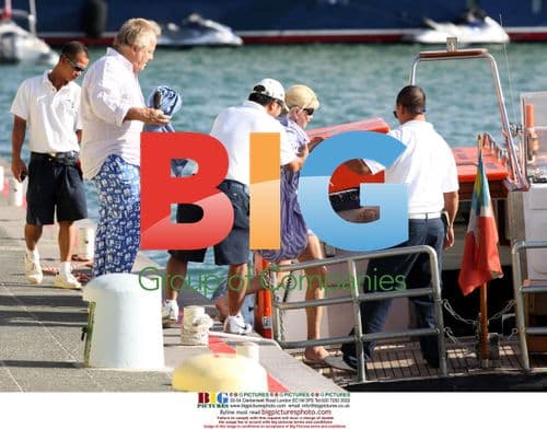 Ivana Trump and Massimo Gargia in St Barts