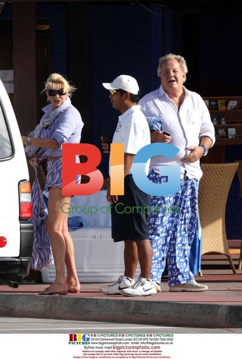 Massimo Gargia and Ivana Trump in St Barts