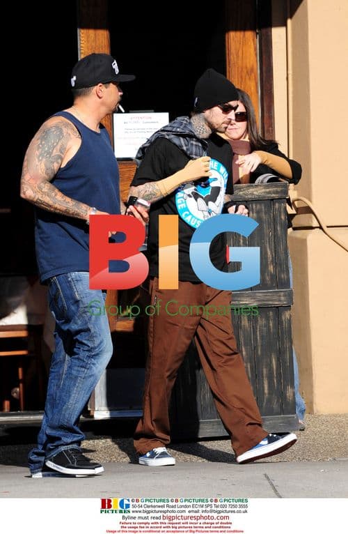 Travis Barker Leaves Toast Cafe