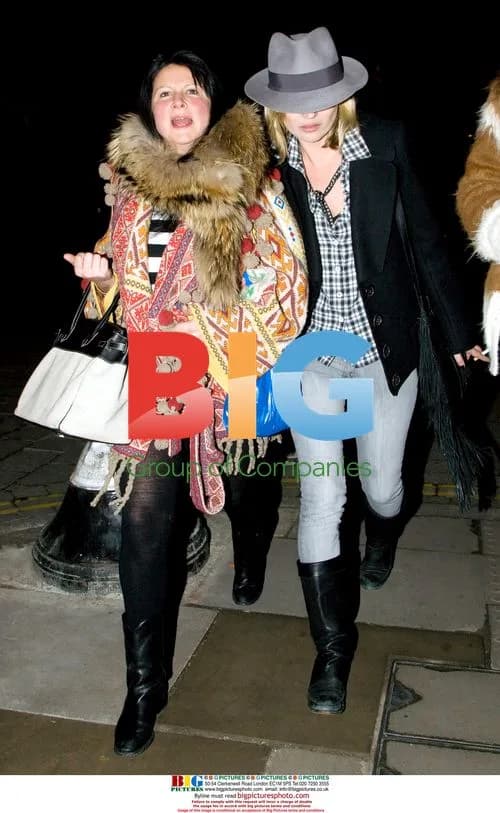 Kate Moss and Friends at Bowling Alley