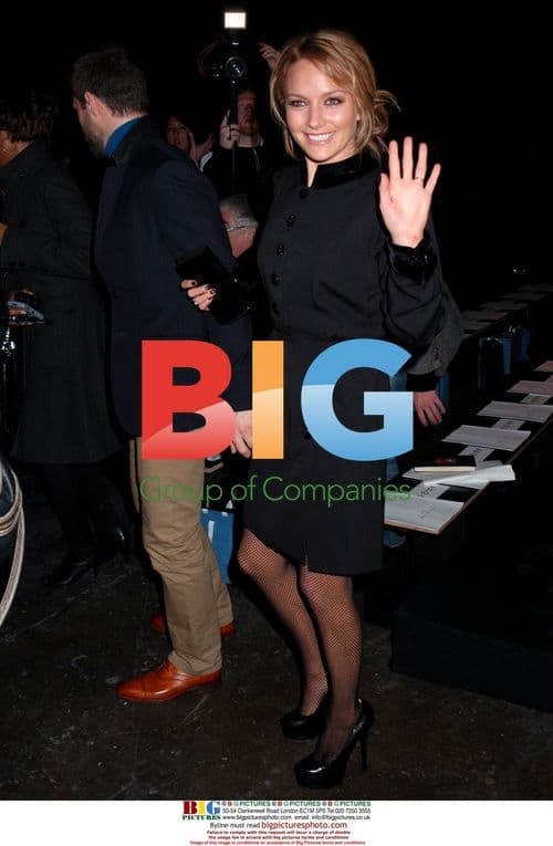 Becky Newton at Rag and Bone fashion show