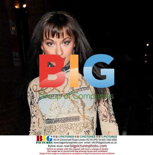 Cheeky Girl Monica outside Blag Club, London