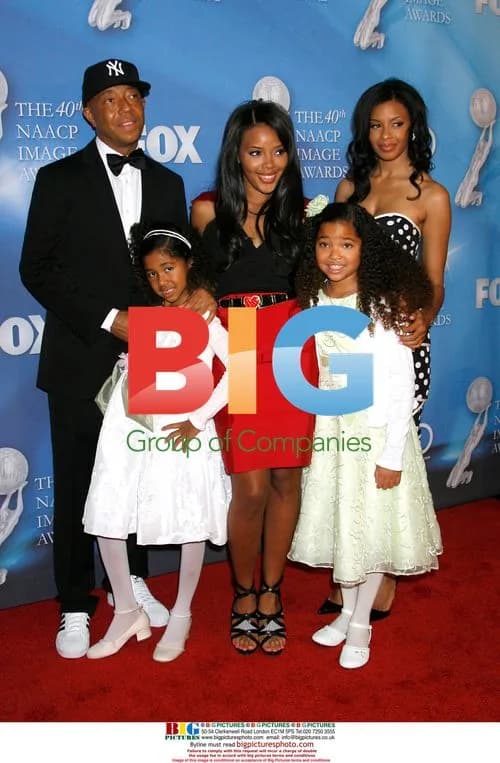 Russell Simmons and family at NAACP Image Awards