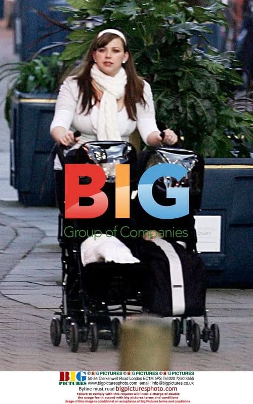 Charlotte Church Out with Family in Cardiff Bay