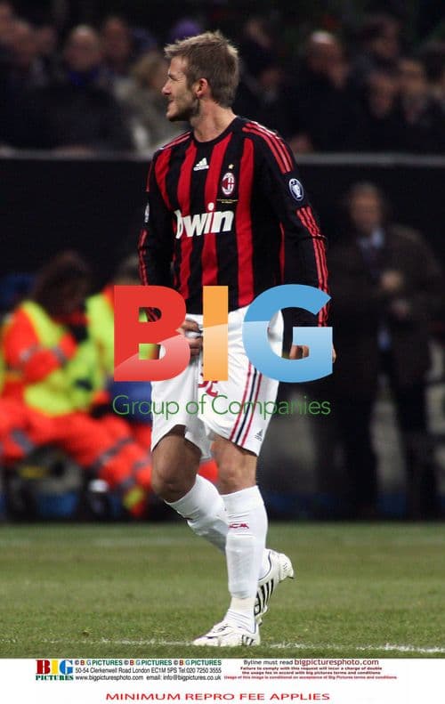 David Beckham Checks His 'Golden Balls'