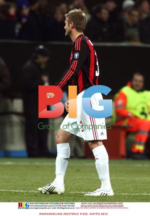 David Beckham Checks His 'Golden Balls'