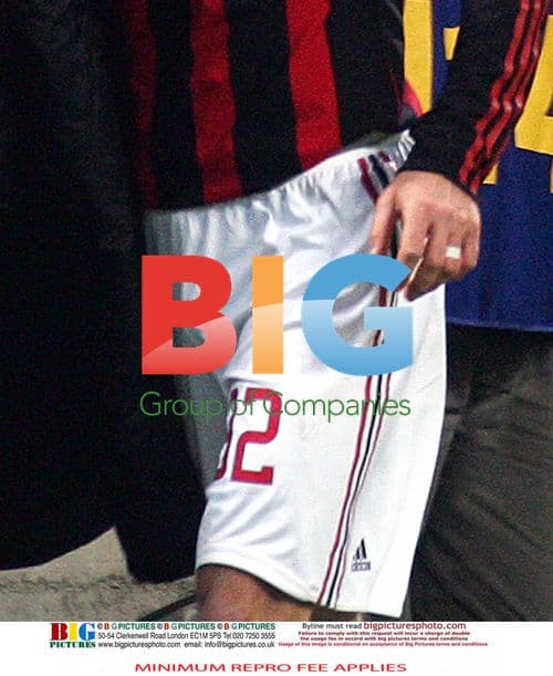 Beckham Checks His 'Golden Balls'