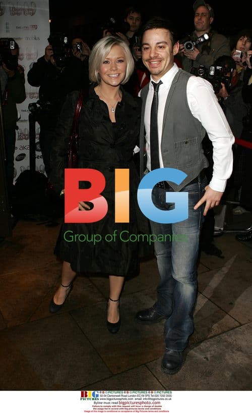 Suzanne Shaw and partner JK at Theatregoers Awards