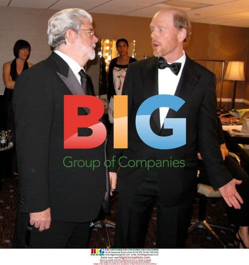 George Lucas and Ron Howard at 2009 Art Directors Guild Awards