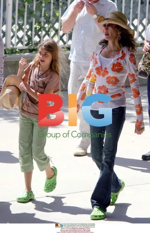 Teri Hatcher and Family Wear Crocs