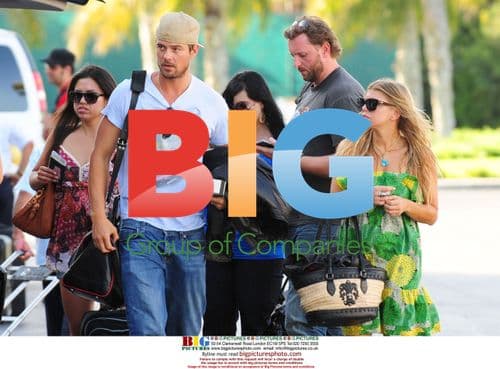 Newlyweds Fergie and Josh Depart Cancun