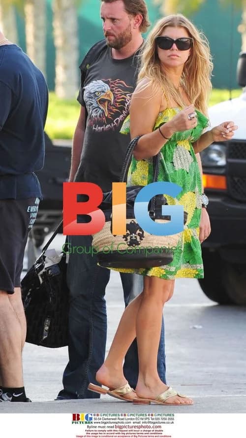 Fergie and Josh Depart Cancun Vacation