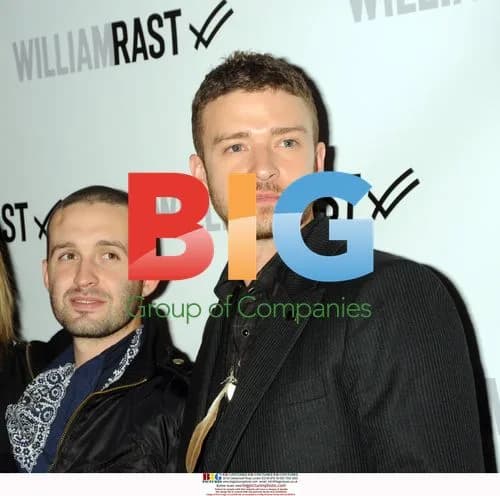 Justin Timberlake and Trace Ayala at William Rast 2009 Show