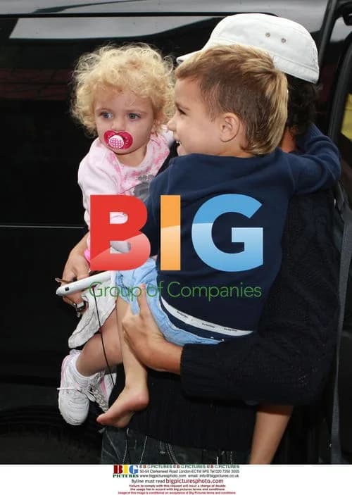 Katie Price and Peter Andre with Kids