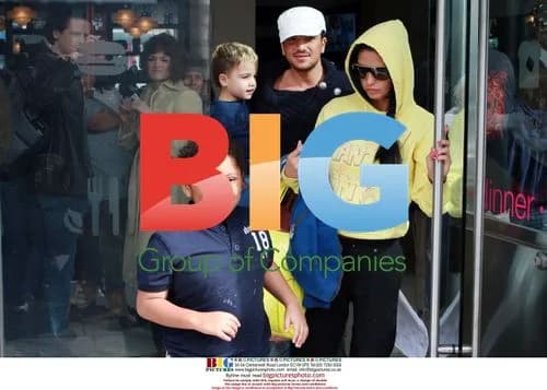 Katie Price and Peter Andre with Kids