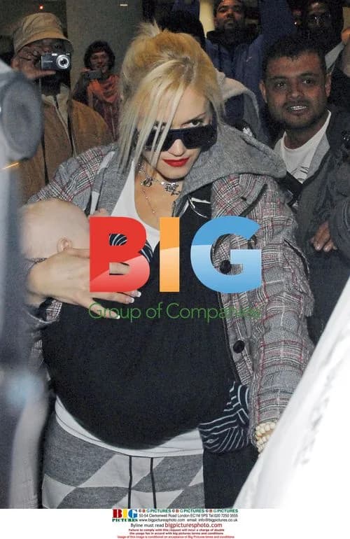 Gwen Stefani and family at LAX