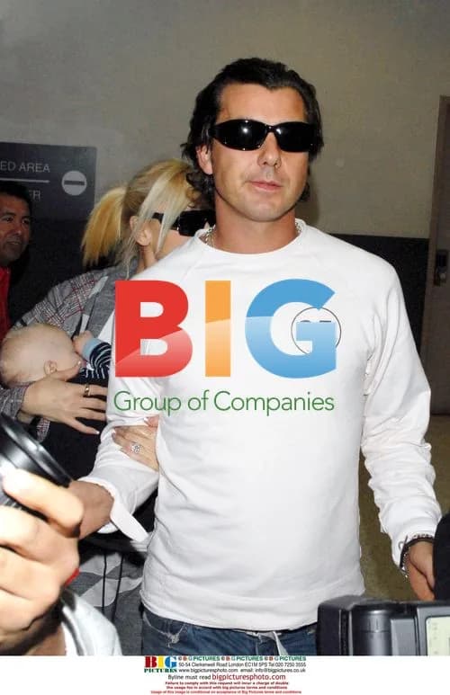 Gwen Stefani and family arrive at LAX