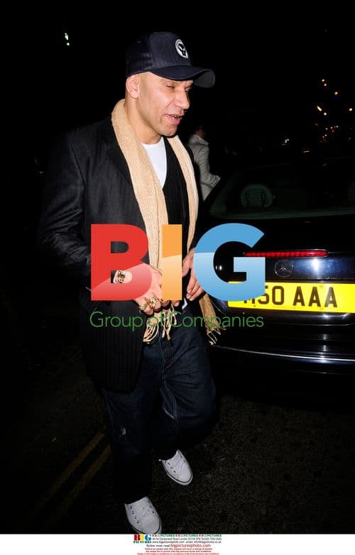 Goldie leaves Bungalow 8 in London