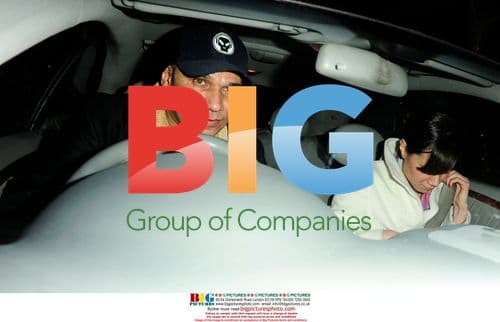 Goldie heads home after night out in London