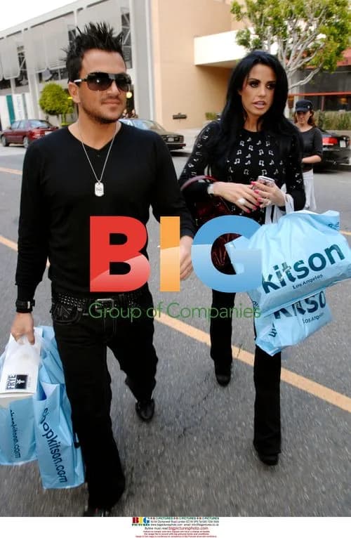Katie Price and Peter Andre shop in LA