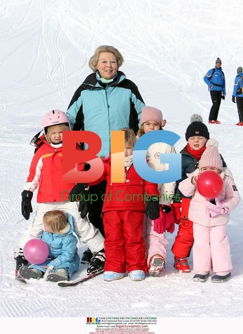 Dutch Royal Family Skiing in Lech