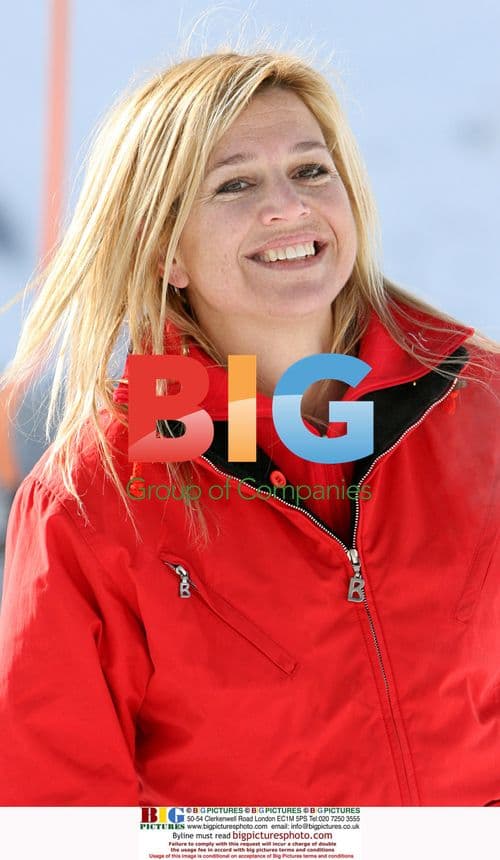 Dutch Royal Family Skiing in Lech, Austria