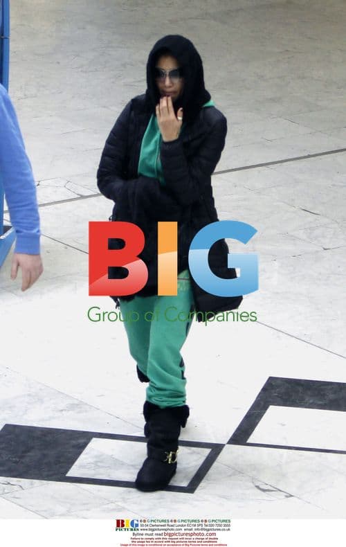 Nicole Scherzinger at Nice Airport