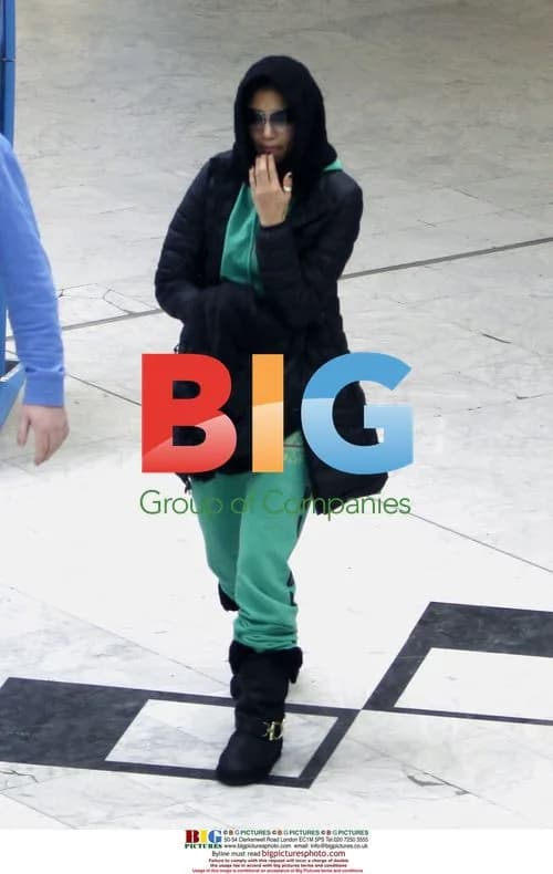 Nicole Scherzinger at Nice Airport