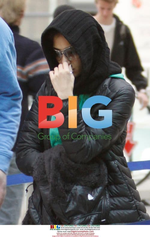 Pussycat Dolls' Nicole Scherzinger at Nice Airport