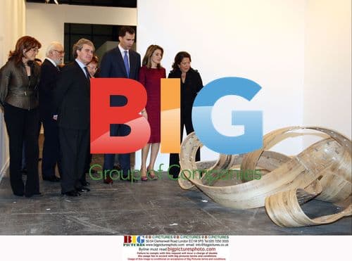Spanish Royals Attend Art Fair