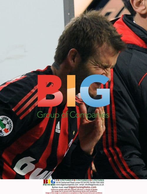 Beckham injured in AC Milan derby loss