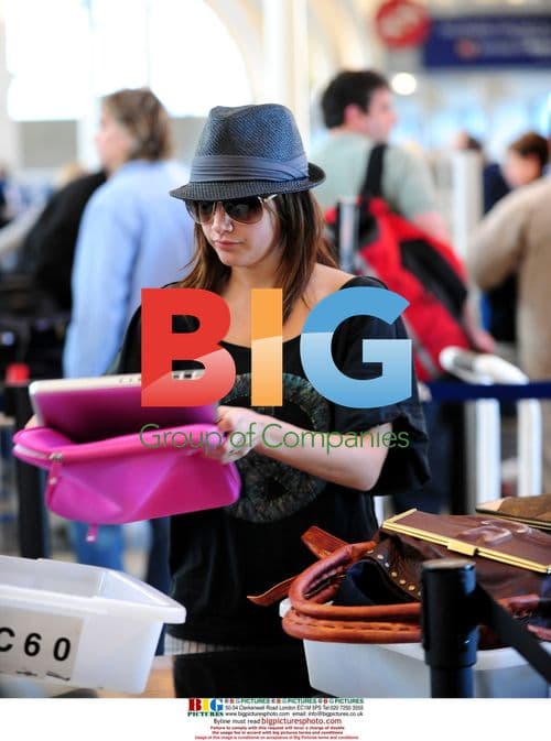 Ashley Tisdale & Family at LAX