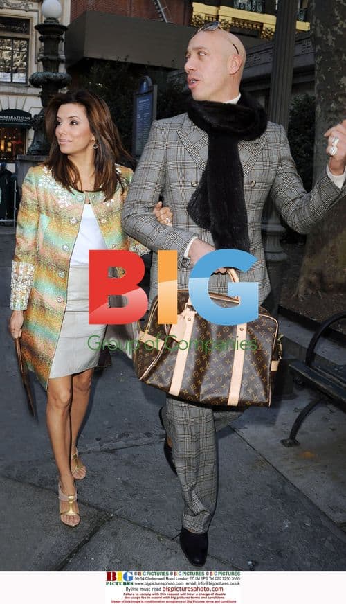 Robert Verdi and Eva Longoria at NY Fashion Week