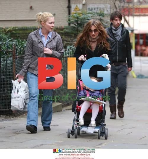Geri Halliwell and Daughter Bluebell Shopping in London