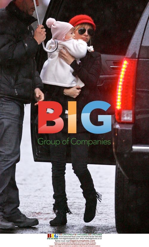 Nicole Richie and Daughter in SoHo