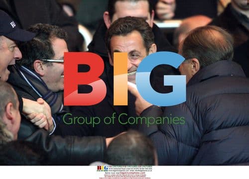 Sarkozy Attends PSG vs Wolfsburg Match