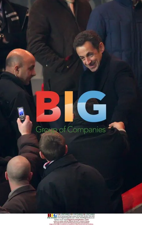 Sarkozy Attends PSG-Wolfsburg Match