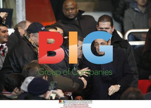 Sarkozy Attends PSG Match