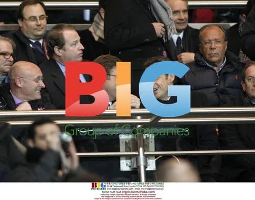 Sarkozy Attends PSG v Wolfsburg Match